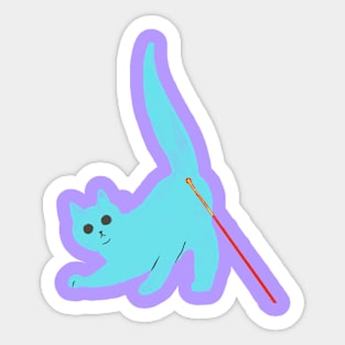 LASER CAT Sticker